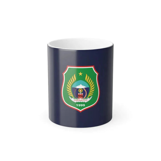 Flag of North Maluku Indonesia - Color Changing Coffee Mug 11oz - Go Mug Yourself