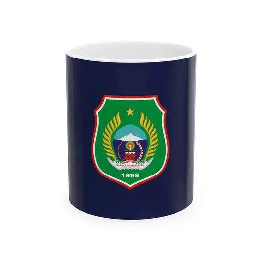 Flag of North Maluku Indonesia - White Coffee Mug 11oz - Go Mug Yourself