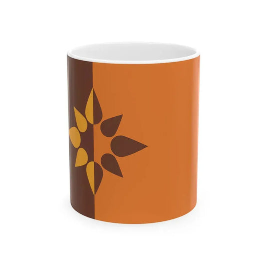 Flag of North Newton Kansas (United States) White Coffee Mug 11oz - Go Mug Yourself