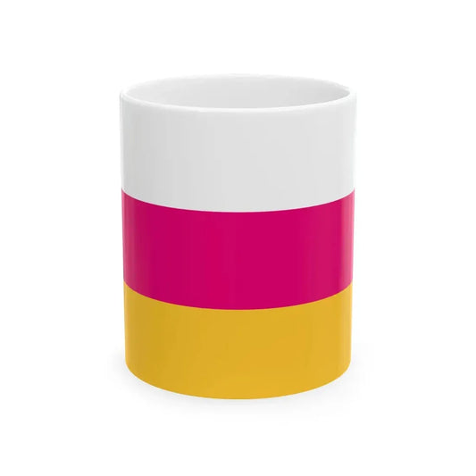 Flag of North Ossetia 1991-1994 (Russia) White Coffee Mug 11oz - Go Mug Yourself