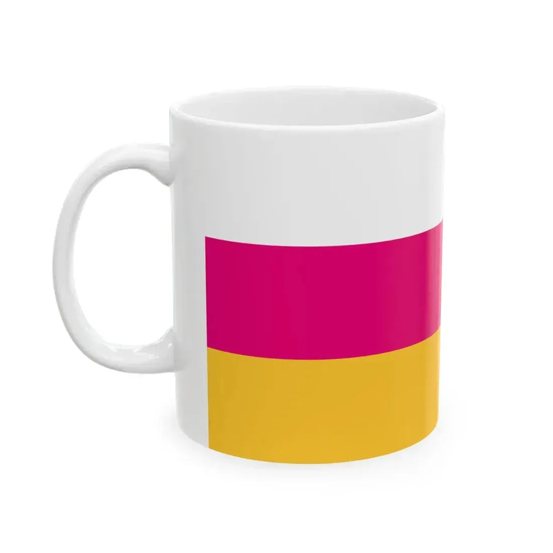 Flag of North Ossetia 1991-1994 (Russia) White Coffee Mug - Go Mug Yourself
