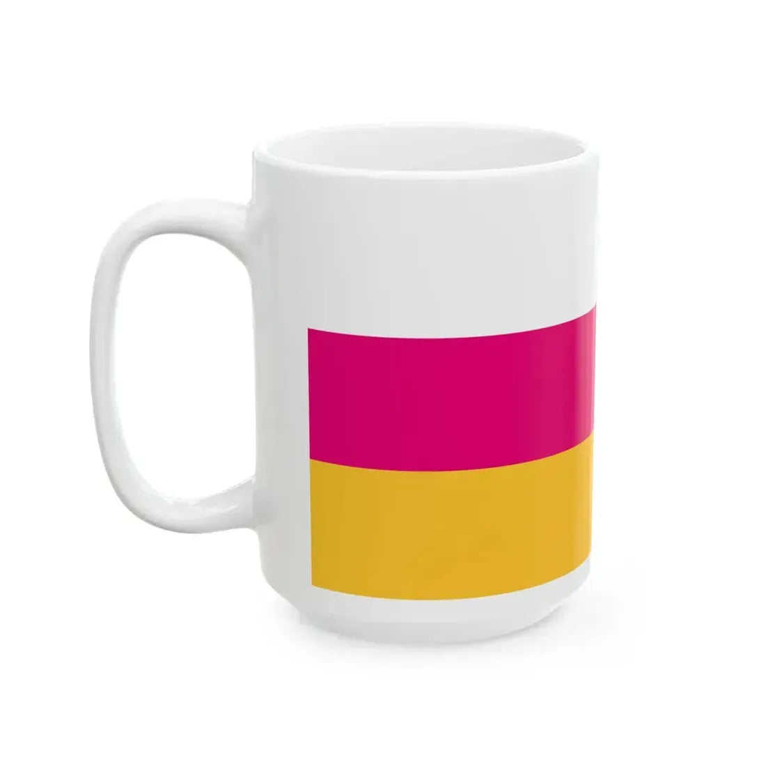 Flag of North Ossetia 1991-1994 (Russia) White Coffee Mug - Go Mug Yourself