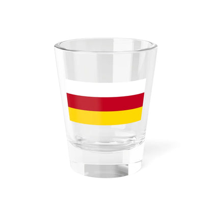 Flag of North Ossetia (Russia) Shot Glass 1.5oz 1.5oz - Go Mug Yourself