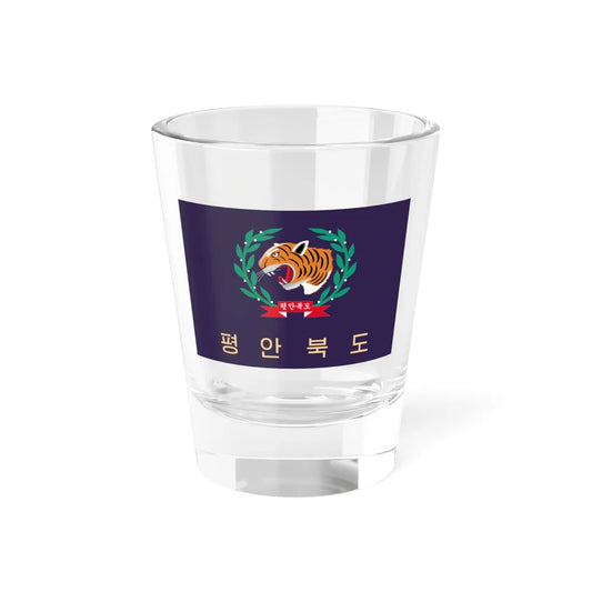 Flag of North Pyeongan Province ROK 1949-2019 (Korea) Shot Glass 1.5oz 1.5oz - Go Mug Yourself