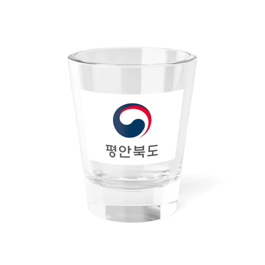 Flag of North Pyeongan Province ROK (Korea) Shot Glass 1.5oz 1.5oz - Go Mug Yourself