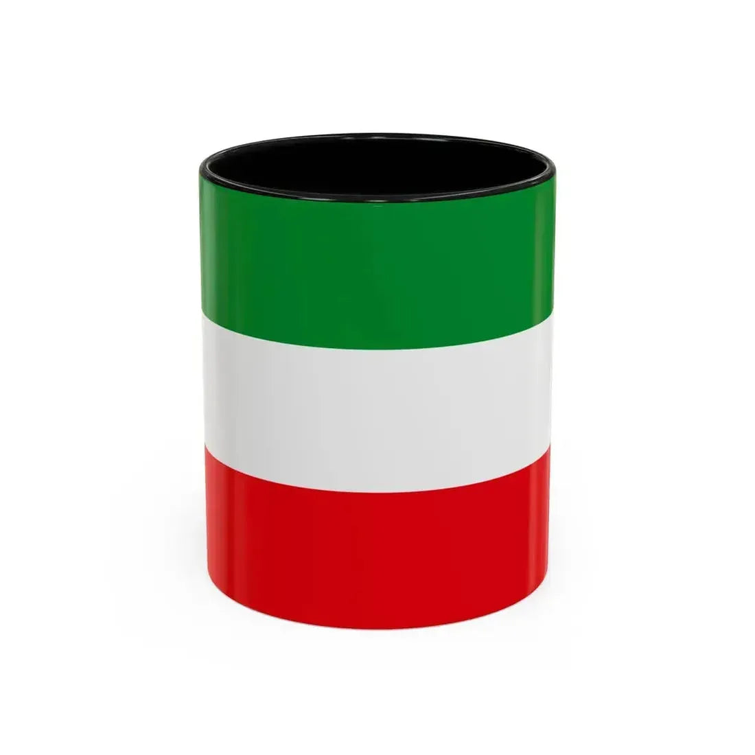 Flag of North Rhine Westphalia Germany - Accent Coffee Mug 11oz Black - Go Mug Yourself