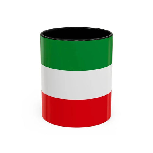 Flag of North Rhine Westphalia Germany - Accent Coffee Mug 11oz Black - Go Mug Yourself