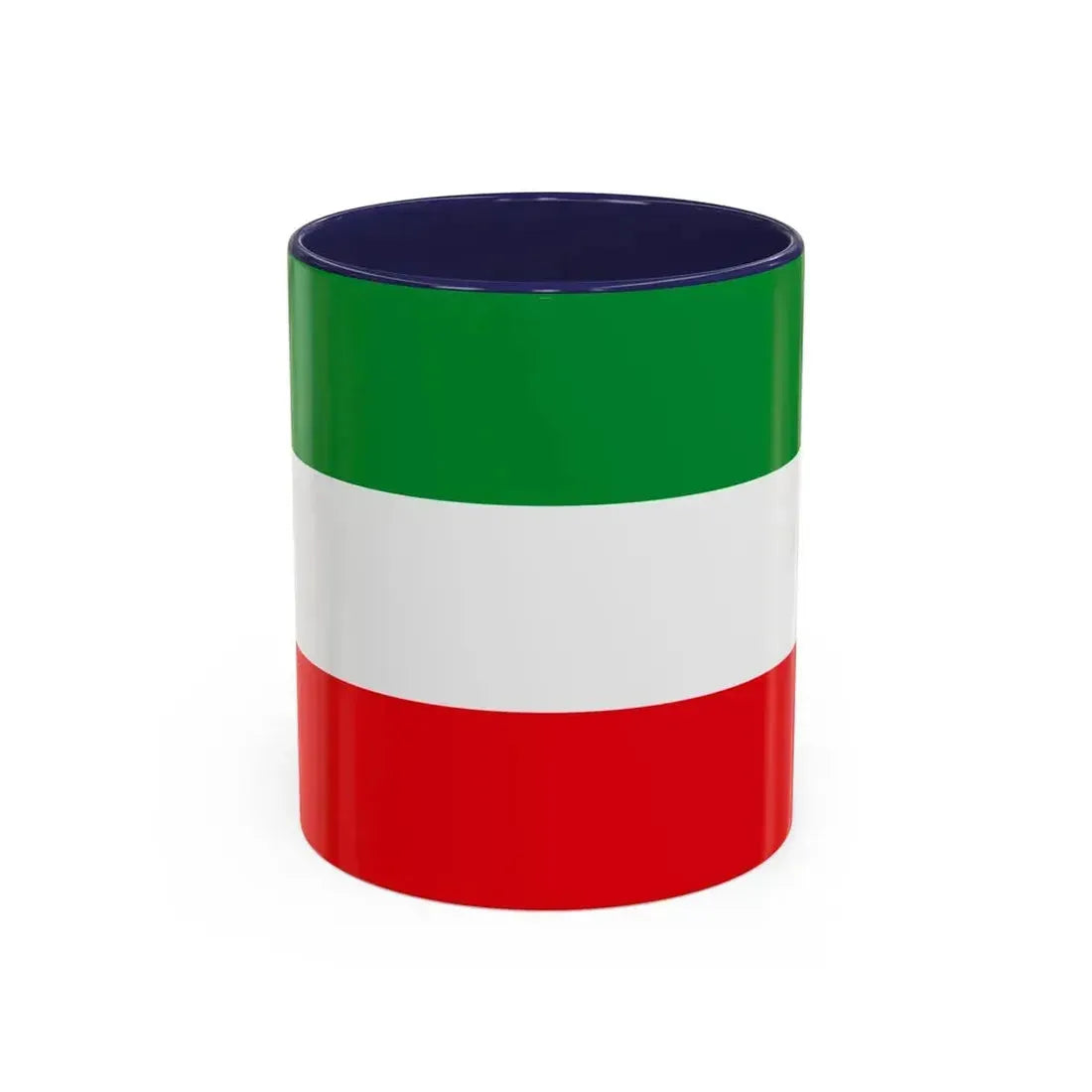 Flag of North Rhine Westphalia Germany - Accent Coffee Mug 11oz Navy - Go Mug Yourself