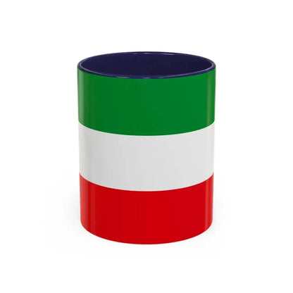 Flag of North Rhine Westphalia Germany - Accent Coffee Mug 11oz Navy - Go Mug Yourself
