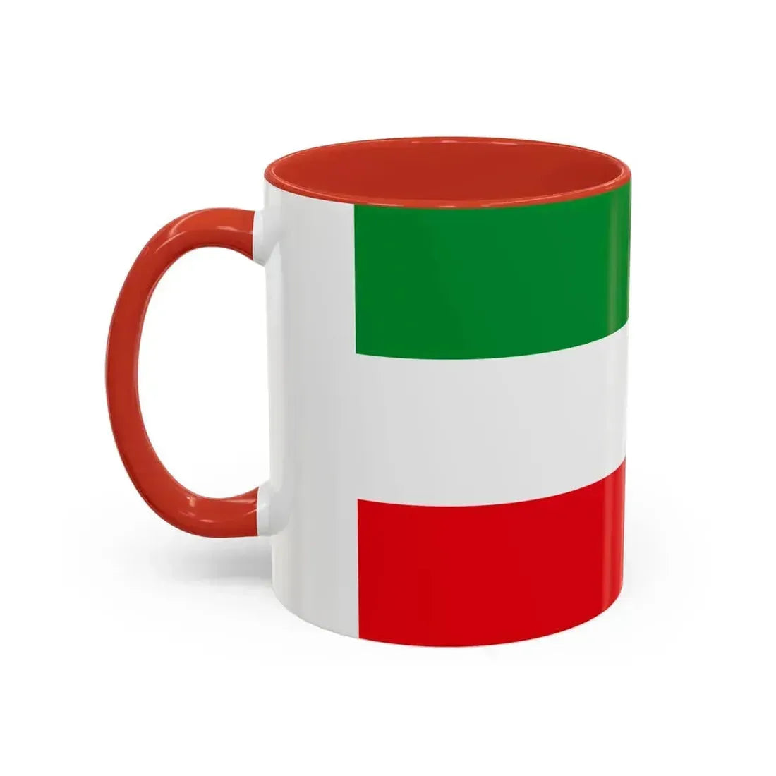 Flag of North Rhine Westphalia Germany - Accent Coffee Mug - Go Mug Yourself