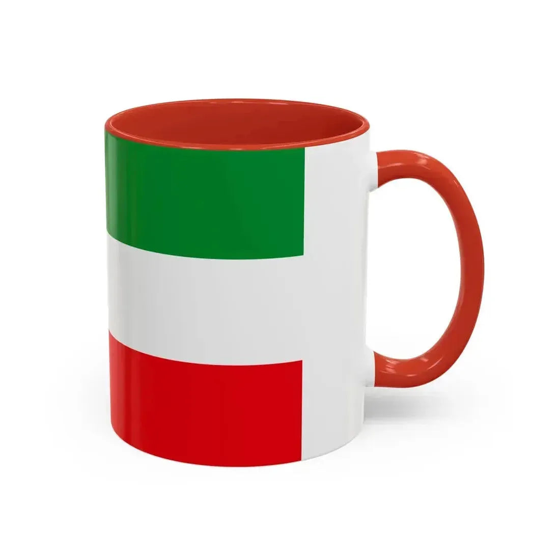 Flag of North Rhine Westphalia Germany - Accent Coffee Mug - Go Mug Yourself