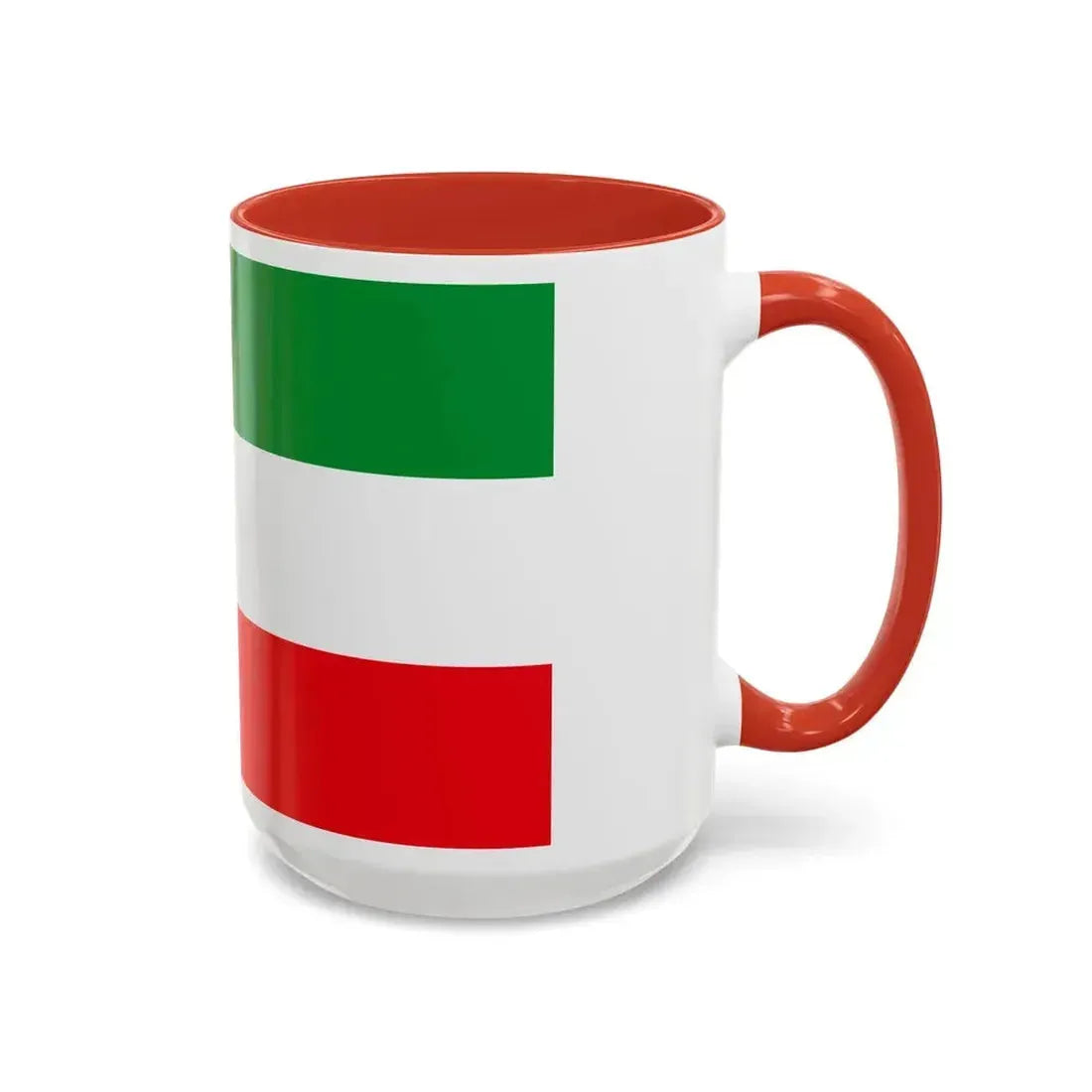 Flag of North Rhine Westphalia Germany - Accent Coffee Mug - Go Mug Yourself