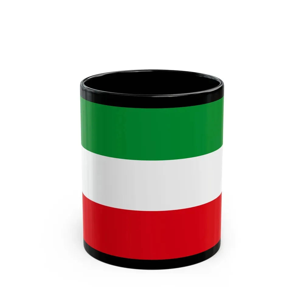 Flag of North Rhine Westphalia Germany - Black Coffee Mug 11oz - Go Mug Yourself