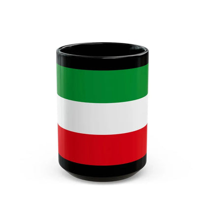 Flag of North Rhine Westphalia Germany - Black Coffee Mug 15oz - Go Mug Yourself