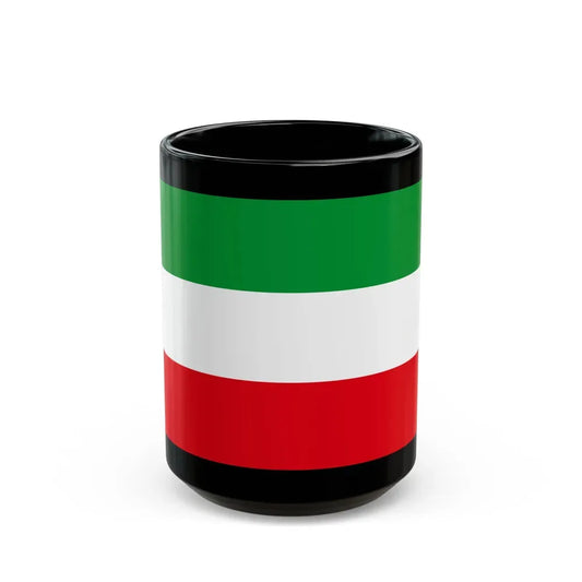 Flag of North Rhine Westphalia Germany - Black Coffee Mug 15oz - Go Mug Yourself