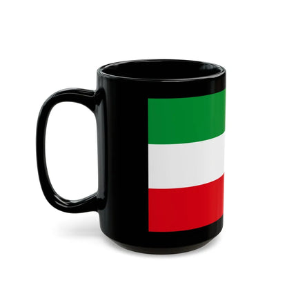 Flag of North Rhine Westphalia Germany - Black Coffee Mug-Go Mug Yourself