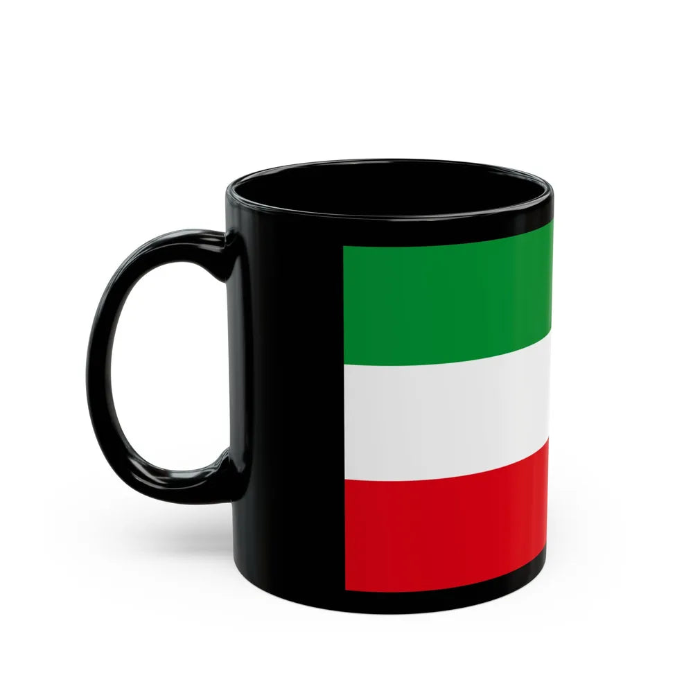 Flag of North Rhine Westphalia Germany - Black Coffee Mug-Go Mug Yourself