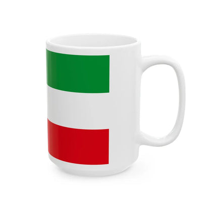 Flag of North Rhine Westphalia Germany - White Coffee Mug-Go Mug Yourself