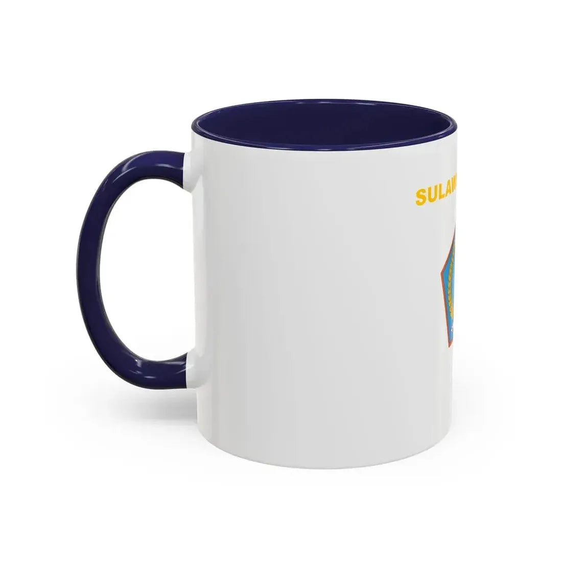 Flag of North Sulawesi Indonesia - Accent Coffee Mug - Go Mug Yourself