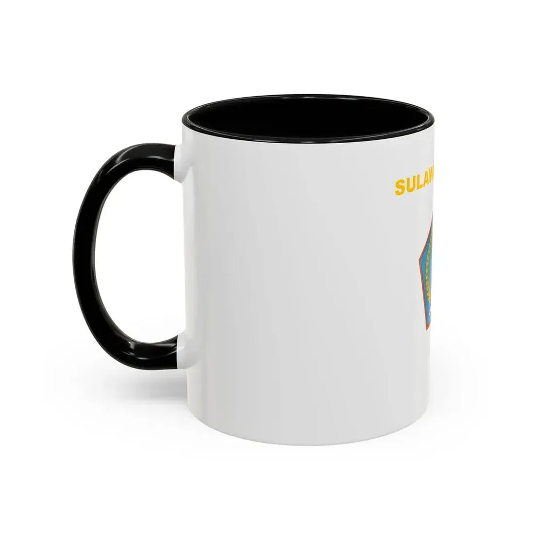 Flag of North Sulawesi Indonesia - Accent Coffee Mug - Go Mug Yourself