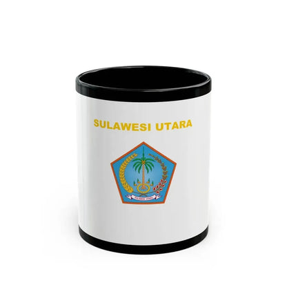 Flag of North Sulawesi Indonesia - Black Coffee Mug 11oz - Go Mug Yourself