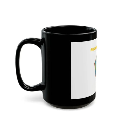 Flag of North Sulawesi Indonesia - Black Coffee Mug - Go Mug Yourself