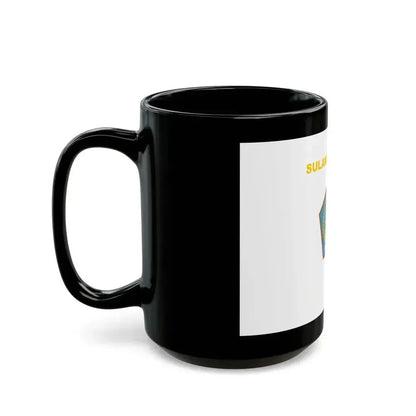 Flag of North Sulawesi Indonesia - Black Coffee Mug - Go Mug Yourself
