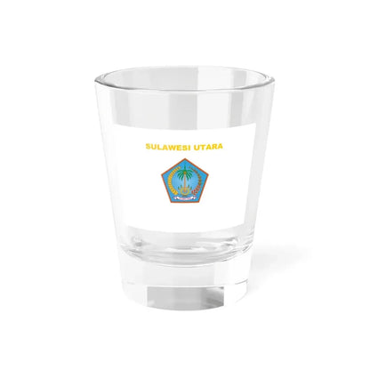 Flag of North Sulawesi Indonesia - Shot Glass 1.5oz 1.5oz - Go Mug Yourself