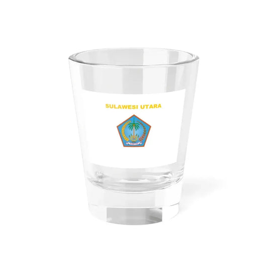 Flag of North Sulawesi Indonesia - Shot Glass 1.5oz 1.5oz - Go Mug Yourself