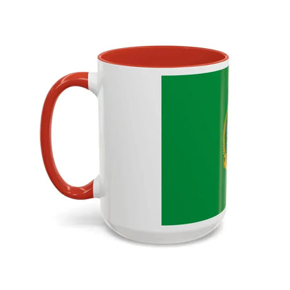 Flag of North Sumatra Indonesia - Accent Coffee Mug - Go Mug Yourself