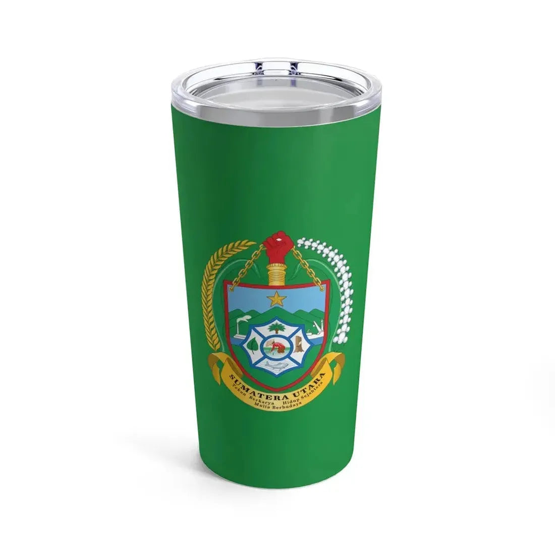 Flag of North Sumatra Indonesia - Tumbler 20oz 20oz - Go Mug Yourself