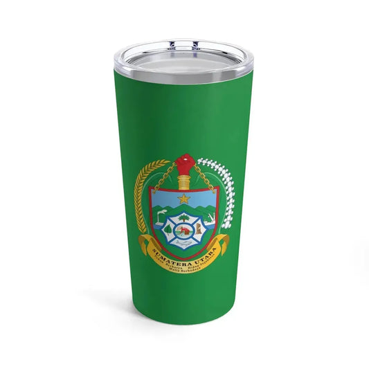 Flag of North Sumatra Indonesia - Tumbler 20oz 20oz - Go Mug Yourself