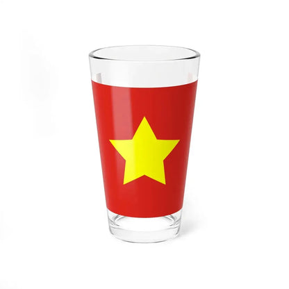 Flag of North Vietnam 1945-1955 (Vietnam) Pint Glass 16oz 16oz - Go Mug Yourself