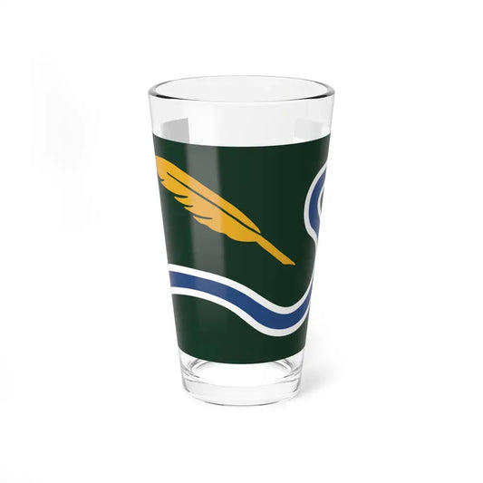 Flag of Northampton, Massachusetts - Pint Glass 16oz 16oz - Go Mug Yourself