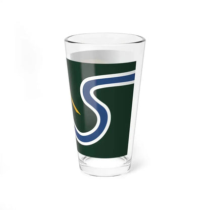 Flag of Northampton, Massachusetts - Pint Glass 16oz - Go Mug Yourself