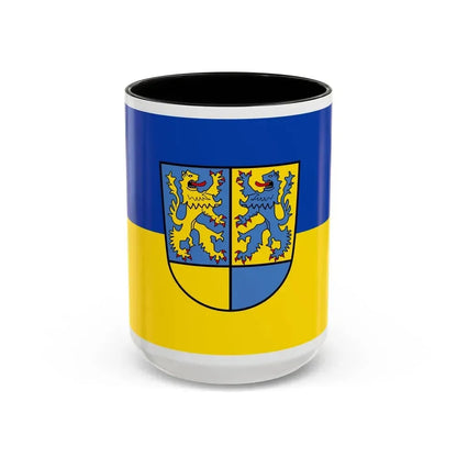 Flag of Northeim Germany - Accent Coffee Mug 15oz Black - Go Mug Yourself