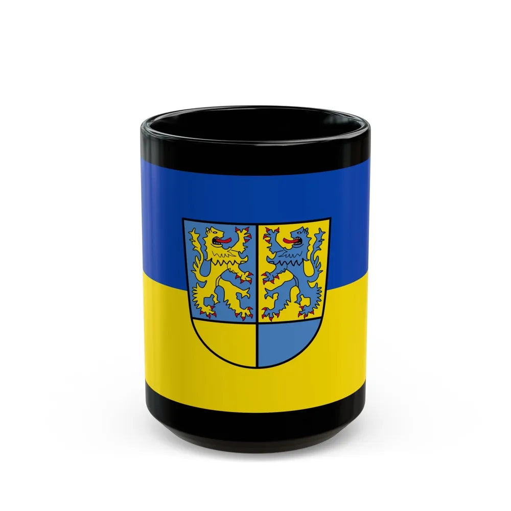 Flag of Northeim Germany - Black Coffee Mug-15oz-Go Mug Yourself