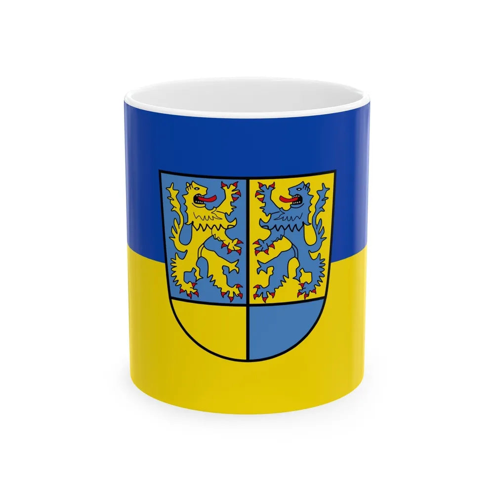 Flag of Northeim Germany - White Coffee Mug-11oz-Go Mug Yourself