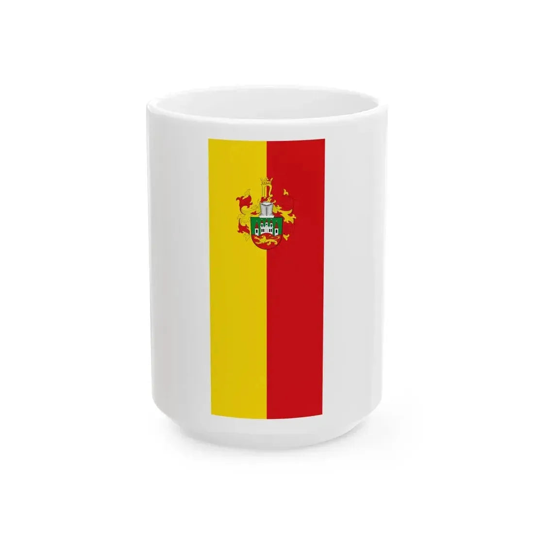 Flag of Northeim (Germany) White Coffee Mug 15oz - Go Mug Yourself