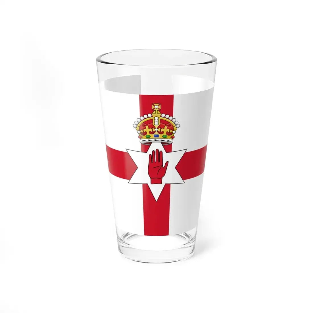 Flag of Northern Ireland 1924-1953 (Ireland) Pint Glass 16oz 16oz - Go Mug Yourself