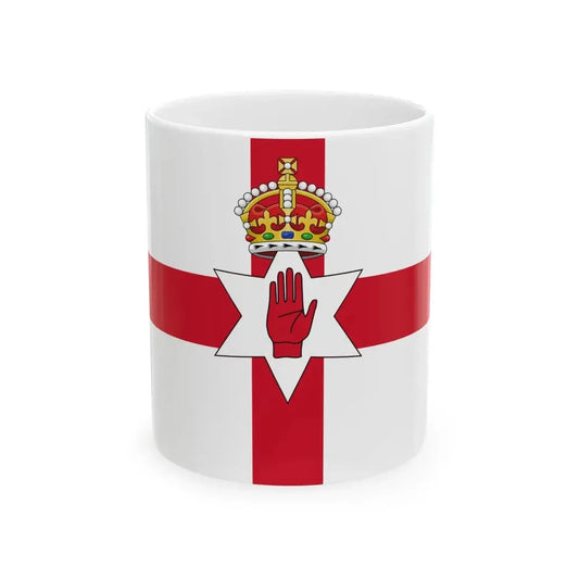 Flag of Northern Ireland 1924-1953 (Ireland) White Coffee Mug 11oz - Go Mug Yourself