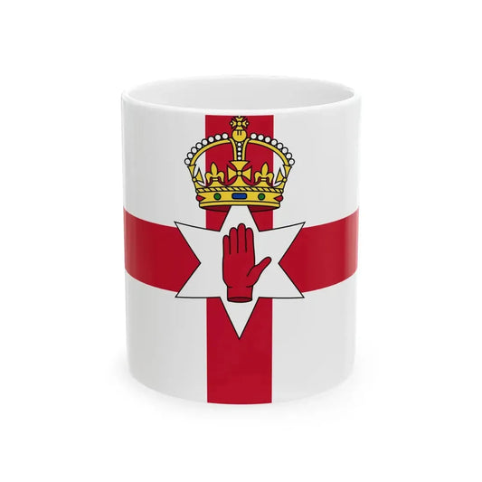 Flag of Northern Ireland 1924-73 (Ireland) White Coffee Mug 11oz - Go Mug Yourself