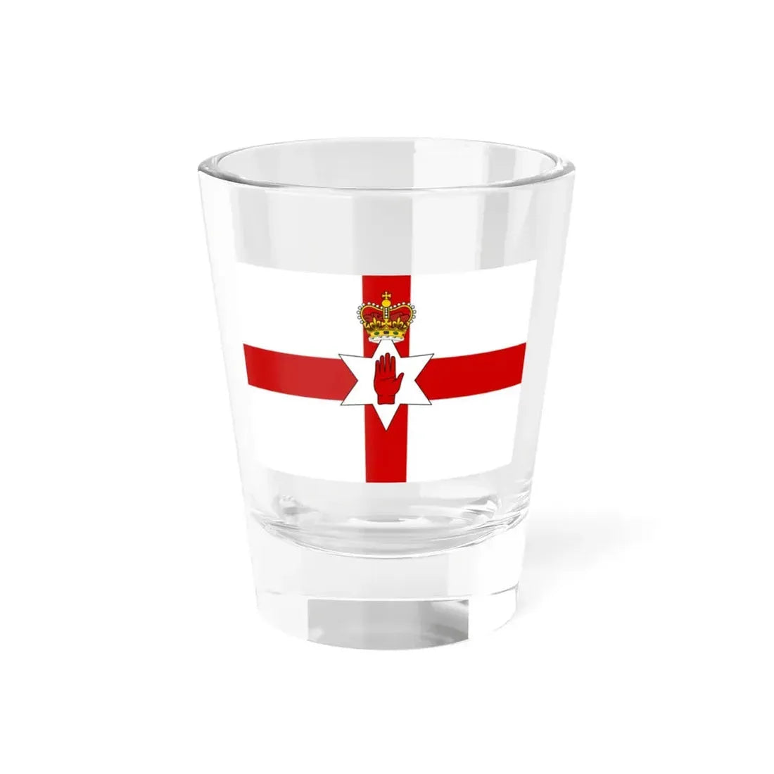 Flag of Northern Ireland 1953-1972 3-2 (Ireland) Shot Glass 1.5oz 1.5oz - Go Mug Yourself