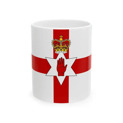 Flag of Northern Ireland 1953-1972 3-2 (Ireland) White Coffee Mug 11oz - Go Mug Yourself