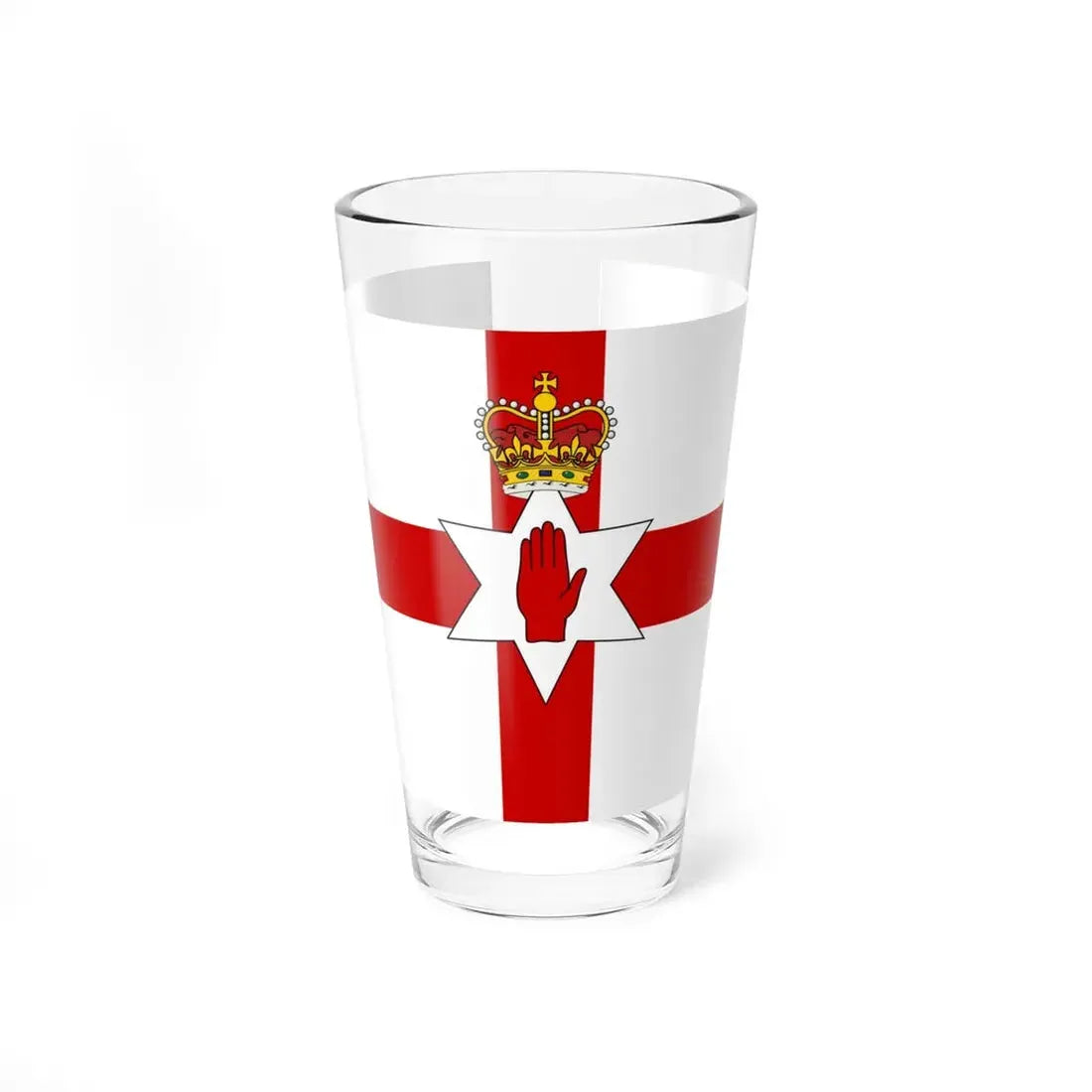Flag of Northern Ireland 1953-1972 (Ireland) Pint Glass 16oz 16oz - Go Mug Yourself