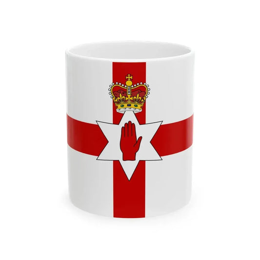 Flag of Northern Ireland 1953-1972 (Ireland) White Coffee Mug 11oz - Go Mug Yourself