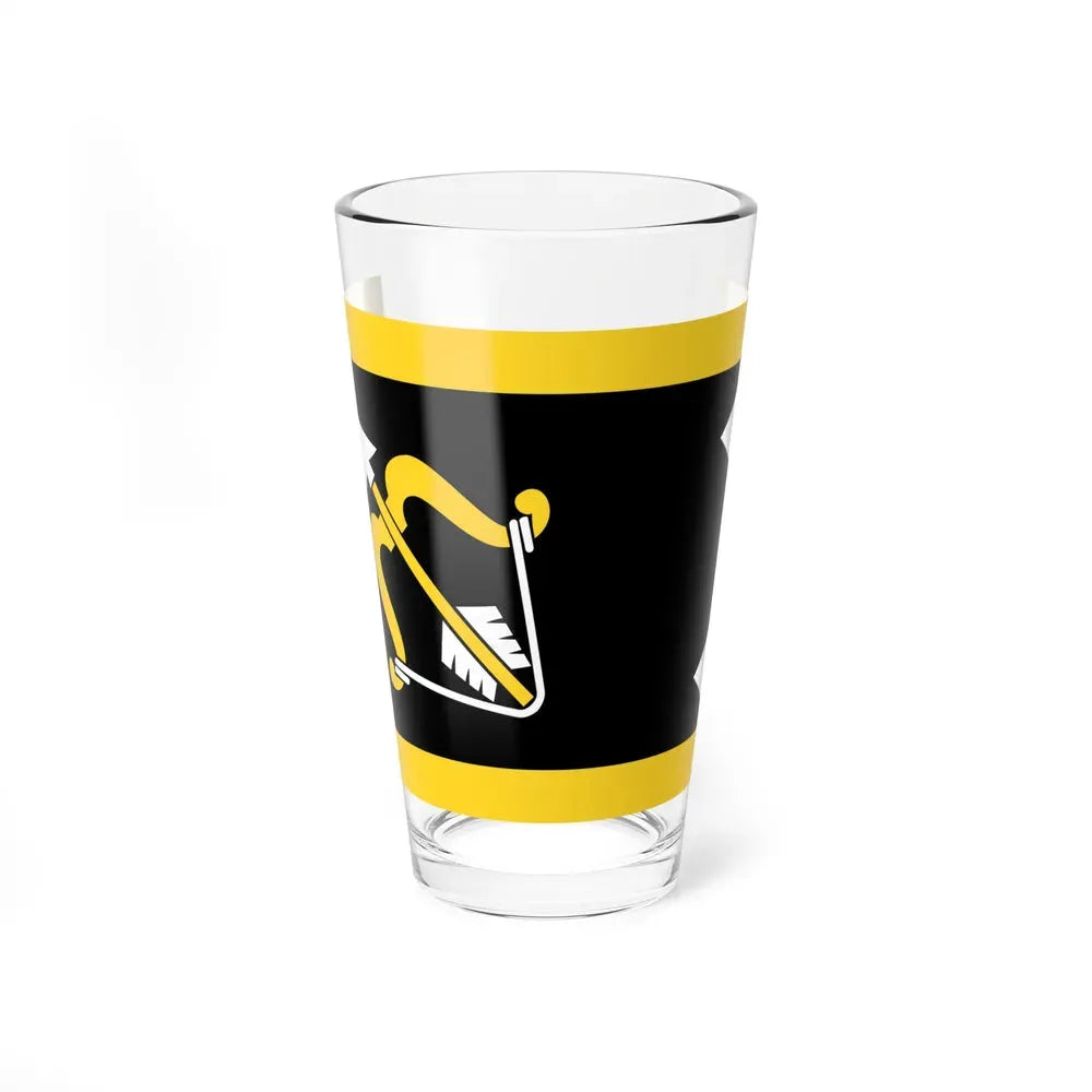 Flag of Northern Savonia Finland - Pint Glass 16oz 16oz - Go Mug Yourself