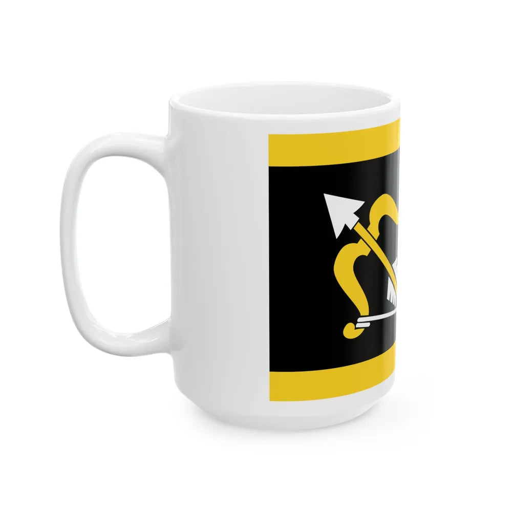 Flag of Northern Savonia Finland - White Coffee Mug-Go Mug Yourself