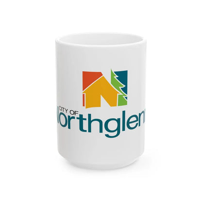 Flag of Northglenn Colorado (United States) White Coffee Mug 15oz - Go Mug Yourself