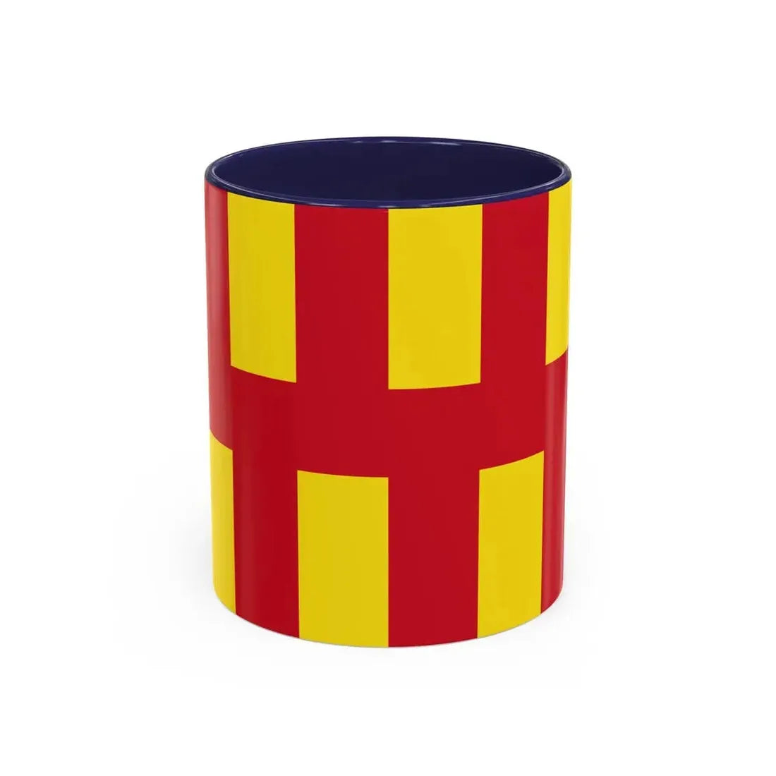 Flag of Northumberland UK - Accent Coffee Mug 11oz Navy - Go Mug Yourself